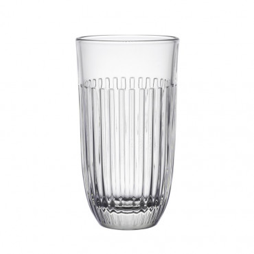 Lot de 6 verres long drink "Ouessant" 45cl en verre transparent - La Rochère