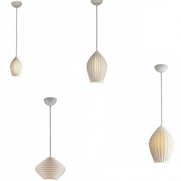 Suspension "Fin" en porcelaine (Plusieurs dimensions disponibles) - Original BTC