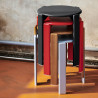 Tabouret bas "Rey" en hêtre laqué (Plusieurs coloris disponibles) - Hay