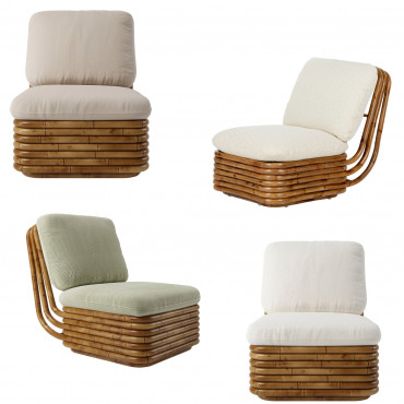 Fauteuil lounge Indoor / Outdoor "Bohemian 72" (Plusieurs coloris disponibles) - Gubi