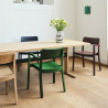 Table "Passerelle" plateau chêne ou noyer vernis (Plusieurs dimensions et coloris disponibles) - Hay