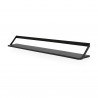 Etagère murale Noir RIBBON SHELF UP - Universo Positivo