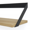 Etagère murale Noir RIBBON SHELF UP - Universo Positivo