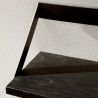 Etagère murale Noir RIBBON SHELF UP - Universo Positivo