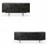 Buffet Sideboard Teck Graphic 3 portes 168 x 45 x 80cm - Ethnicraft