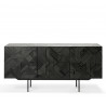 Buffet Sideboard Teck Graphic 3 portes 168 x 45 x 80cm - Ethnicraft