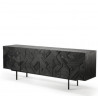 Buffet Sideboard Teck Graphic 3 portes 168 x 45 x 80cm - Ethnicraft