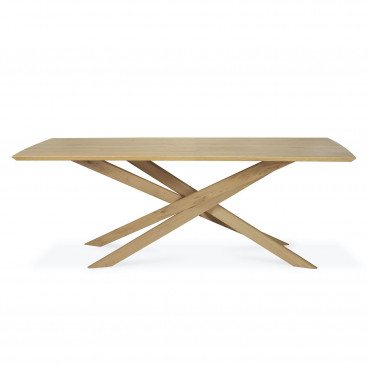 Table en chêne rectangulaire "Mikado" (Plusieurs dimensions disponibles) - Ethnicraft