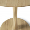 Table ronde en chêne huilé TORSION (3 tailles de disponibles) - Ethnicraft