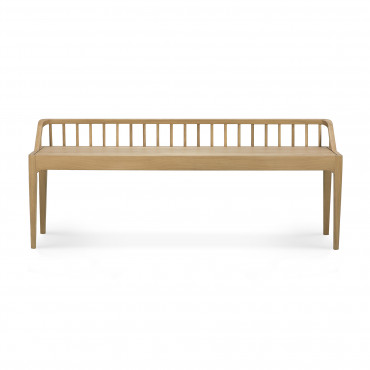 Banc SPINDLE en chêne L.150 cm - Ethnicraft