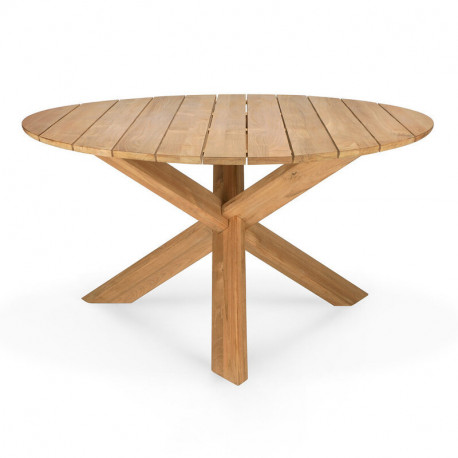 Table ronde Outdoor "Circle" en teck (Plusieurs dimensions possibles) - Ethnicraft