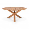 Table ronde Outdoor "Circle" en teck (Plusieurs dimensions possibles) - Ethnicraft