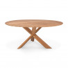 Table ronde Outdoor "Circle" en teck (Plusieurs dimensions possibles) - Ethnicraft