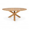 Table ronde Outdoor "Circle" en teck (Plusieurs dimensions possibles) - Ethnicraft