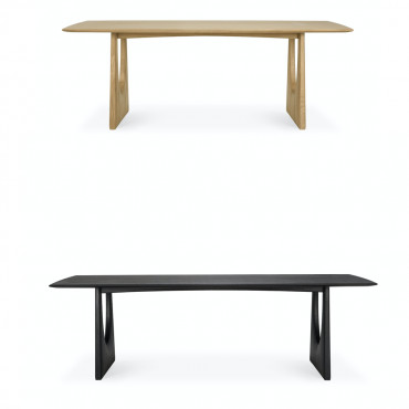 Table "Geometric" en chêne (Plusieurs dimensions et coloris disponibles) - Ethnicraft