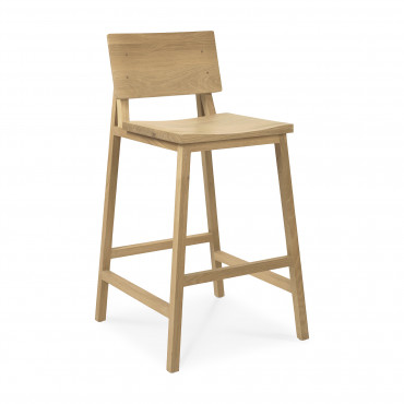 Tabouret de bar "N3 / N4" en chêne (Plusieurs dimensions disponibles) - Ethnicraft