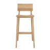 Tabouret de bar "N3 / N4" en chêne (Plusieurs dimensions disponibles) - Ethnicraft