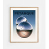 Affiche "Pétanque" Marseille 40*50cm - Thomas Cantoni