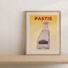 Affiche "PASTIS" Marseille 40*50cm - Thomas Cantoni