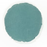 Coussin MERCER Diamètre 65 cm en lin charbon - Bed And Philosophy