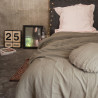 Coussin MERCER Diamètre 65 cm en lin charbon - Bed And Philosophy