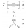 Applique murale "Crown" (Plusieurs dimensions et coloris disponibles) - Nemo Lighting