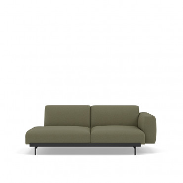 Canapé modulable 2 places "In Situ" configuration N°2 Tissu Clay 17 - Muuto
