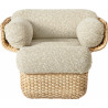 Fauteuil "Basket Chair" en rotin (Plusieurs coloris disponibles) - Gubi