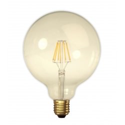 Ampoule Globe filaments LED XXL 125mm - Ambre - E27 5W 2200K DIMMABLE