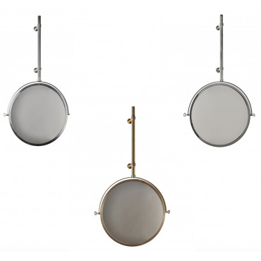 Miroir mural My Best Ennemy Ø43,5 cm - Dcw Editions