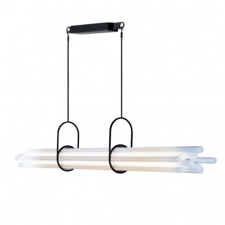 Suspension "NL12" L.130 cm en verre - Dcw Editions