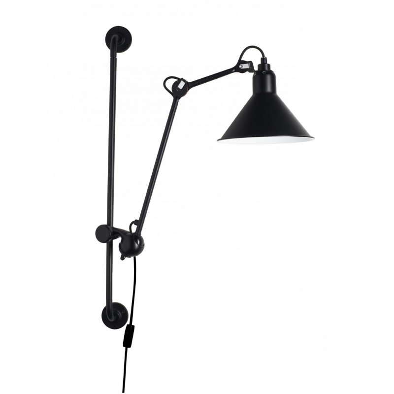 Lampe Gras N304 Applique Murale Salle de Bain Noir Mat