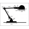 Lampe Signal "SI333" Kaki Gris brillant - Jieldé