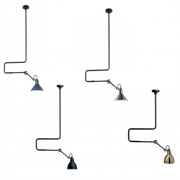 Suspension Plafonnier n°312 / H de 66 à 116 cm  - Lampes Gras - DCW éditions 