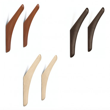 Lot de 2 patères "Pi" (Plusieurs coloris disponibles) - Ethnicraft