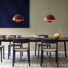 Suspension FlowerPot VP2 pendant lamp by Verner Panton