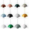 Suspension FlowerPot VP7 Matt Light Grey pendant lamp by Verner Panton