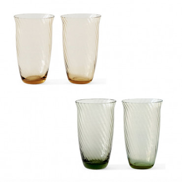 Lot de 2 verres "SC60" Ø6,5*H.10,4 (Plusieurs coloris disponibles) - &Tradition