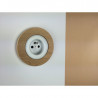 Mécanisme bouton poussoir à push "Do Low" en porcelaine blanche encastrable (Plusieurs options disponibles) - Fontini