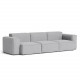 Canapé modulable Mags Soft accoudoirs bas combinaison N°1 L. 278,5 cm - Hay