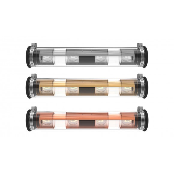 Lampe "In the Tube" argent 100-350 - DCW éditions