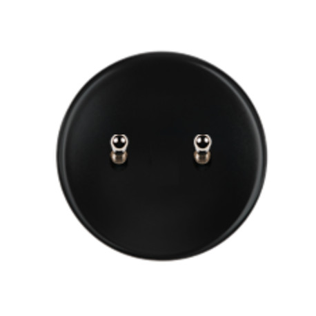 Double Interrupteur Va et Vient / Bouton Poussoir "Iris" (Plusiers coloris disponibles) - Modelec