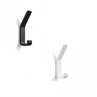 Patère murale double "Rim" L.2*P.4*H.11,5 cm en aluminium (Plusieurs coloris disponibles) - Zone Denmark