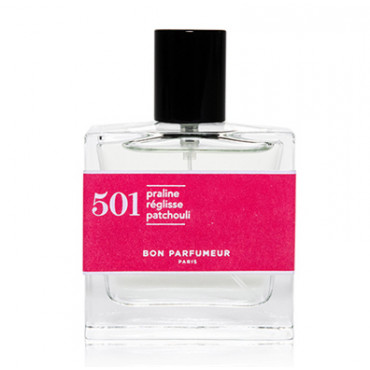 L'Eau de parfum 501 à la praline, au réglisse et au patchouli - Bon Parfumeur