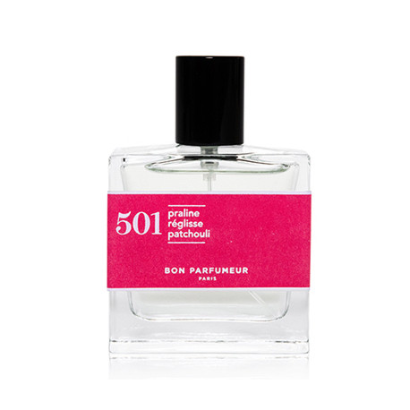 L'Eau de parfum 501 à la praline, au réglisse et au patchouli - Bon Parfumeur
