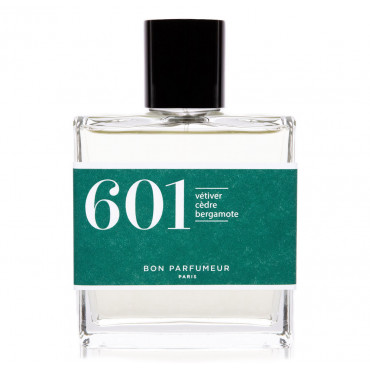 L'Eau de parfum 601 au vétiver, au cèdre et à la bergamote - Bon Parfumeur