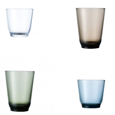 Lot de 4 verres "Hibi" (Plusieurs dimensions et coloris disponibles- Kinto