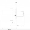 Applique / Liseuse orientable"Enna" coloris blanc mat - Astro
