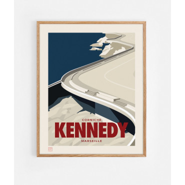 Affiche "KENNEDY" 40*50cm - Thomas Cantoni