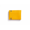 Portefeuille-portemonnaie Jaune avec élastique 11.5×8.5 - Carré Royal
